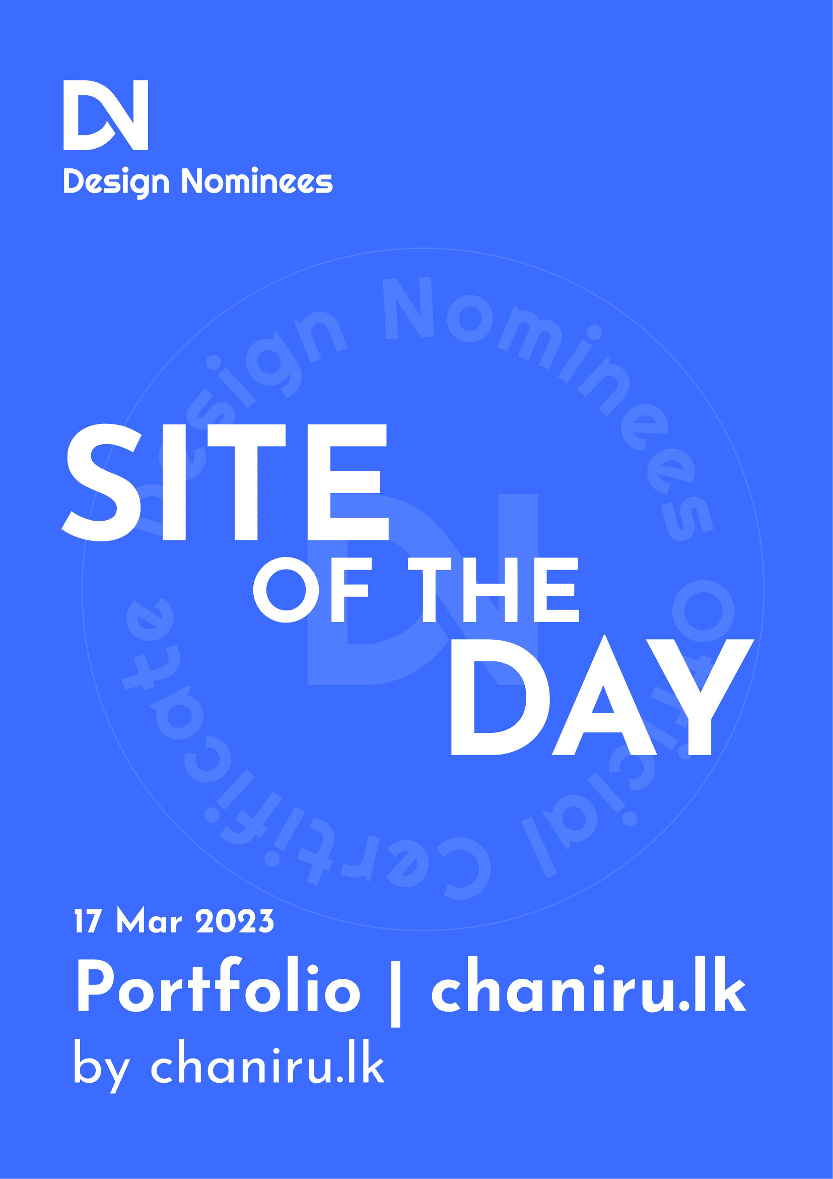 Award certificate 2